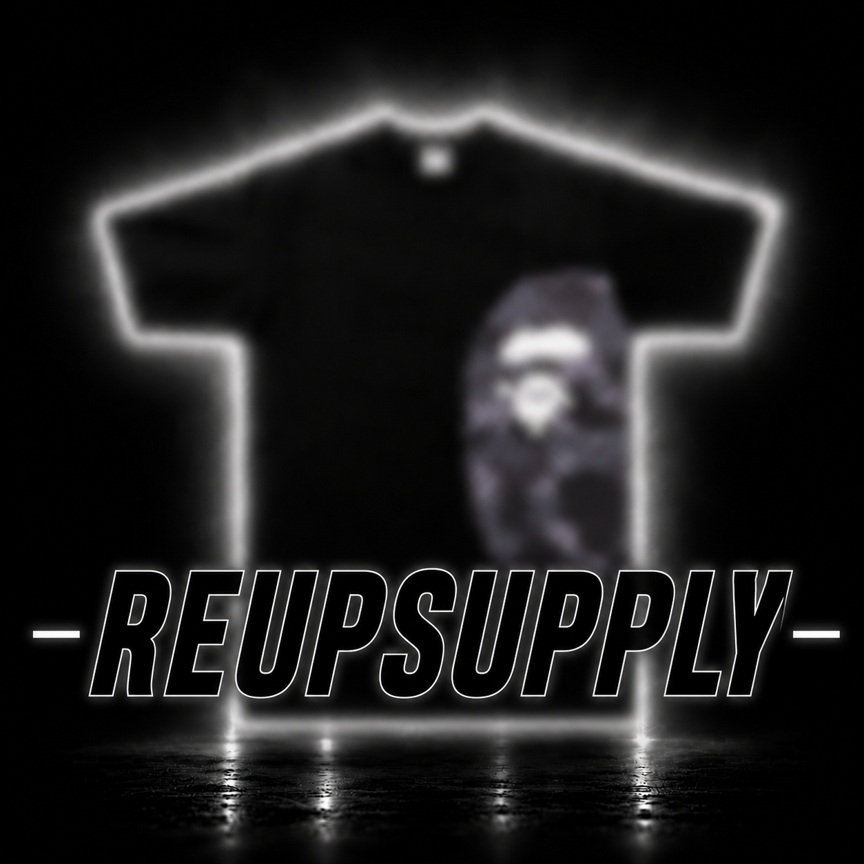 Inspired by "Side Ape head Camo Tee"
